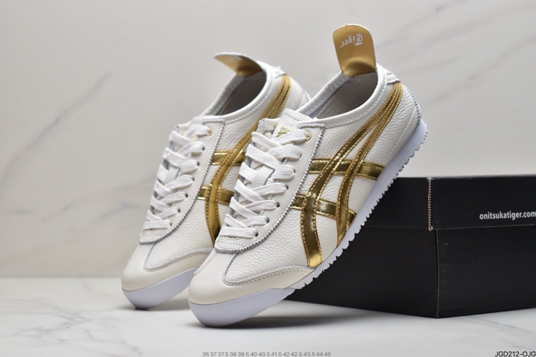 Asics Onitsuka tiger handmade shoes Arthur Onitsuka tiger counter genuine first layer lambskin