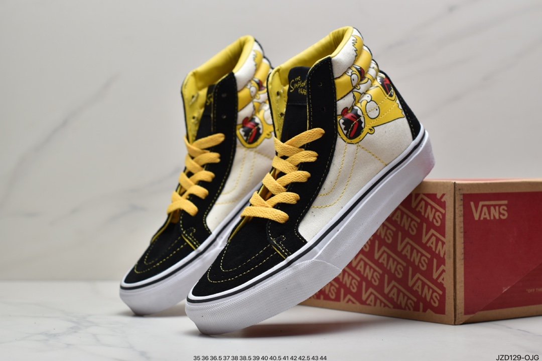 / Vans Vans SK8-Hi 38 DX Anaheim Factory Anaheim High Canvas Casual Sports Vulcanized Skateboard Shoes