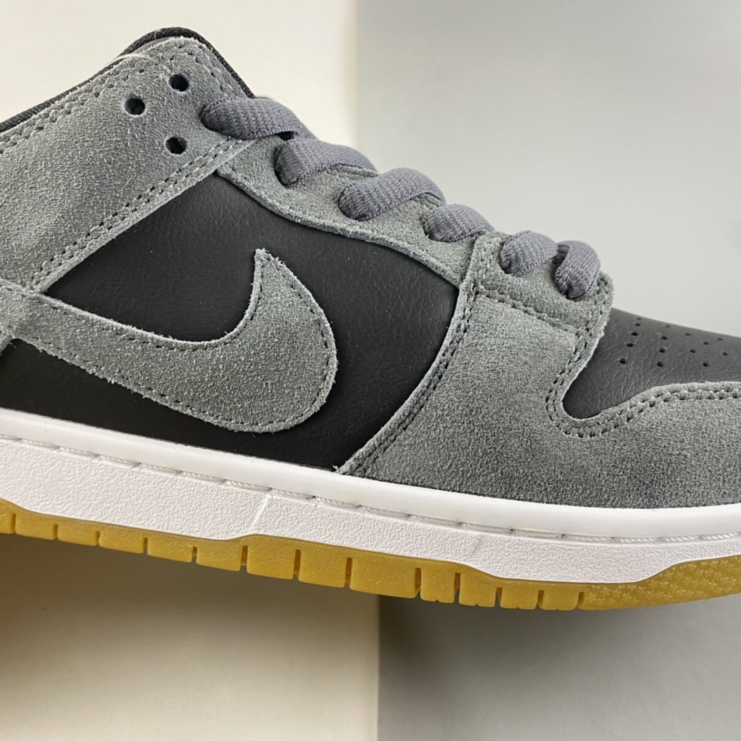 NIKE SB Dunk Low Dark Grey Smog Wolf Grey Dunk Series Retro Low Top Casual Sports Skateboard Shoes AR0778-001