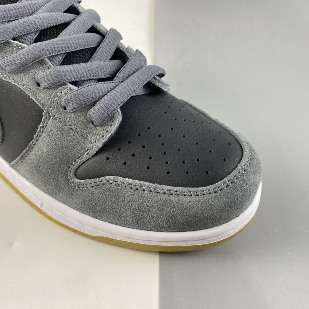 NIKE SB Dunk Low Dark Grey Smog Wolf Grey Dunk Series Retro Low Top Casual Sports Skateboard Shoes AR0778-001