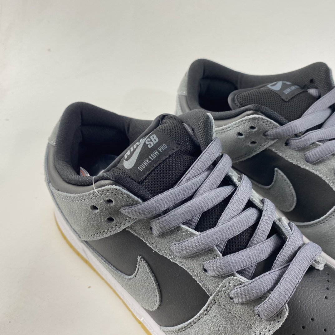 NIKE SB Dunk Low Dark Grey Smog Wolf Grey Dunk Series Retro Low Top Casual Sports Skateboard Shoes AR0778-001