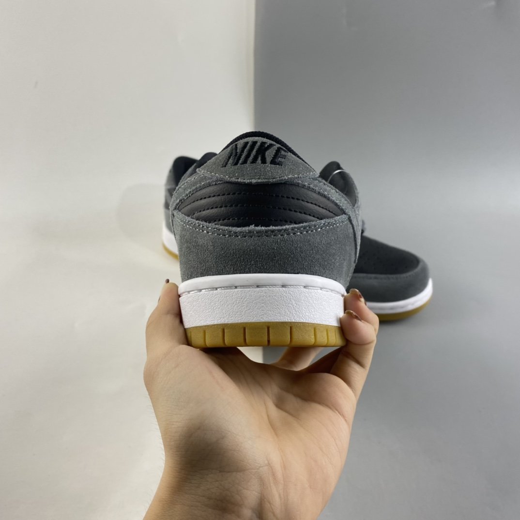 NIKE SB Dunk Low Dark Grey Smog Wolf Grey Dunk Series Retro Low Top Casual Sports Skateboard Shoes AR0778-001