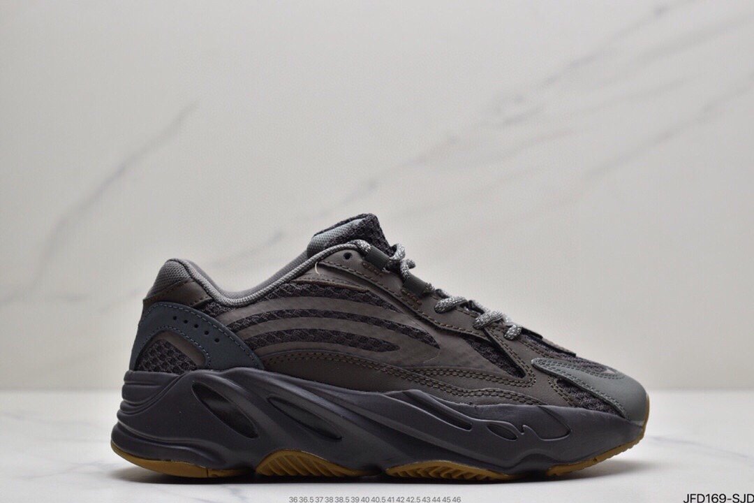 Really explosive Adidas Yeezy Boost 700 Inertia grandfather coconut 700 3M reflective running shoes EG7487-526