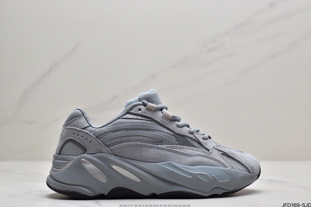 Really explosive Adidas Yeezy Boost 700 Inertia grandfather coconut 700 3M reflective running shoes EG7487-526