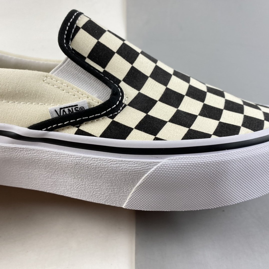 Vans Thick Bottom Classic Lazy Black and White Checkerboard VN0A318EBWW