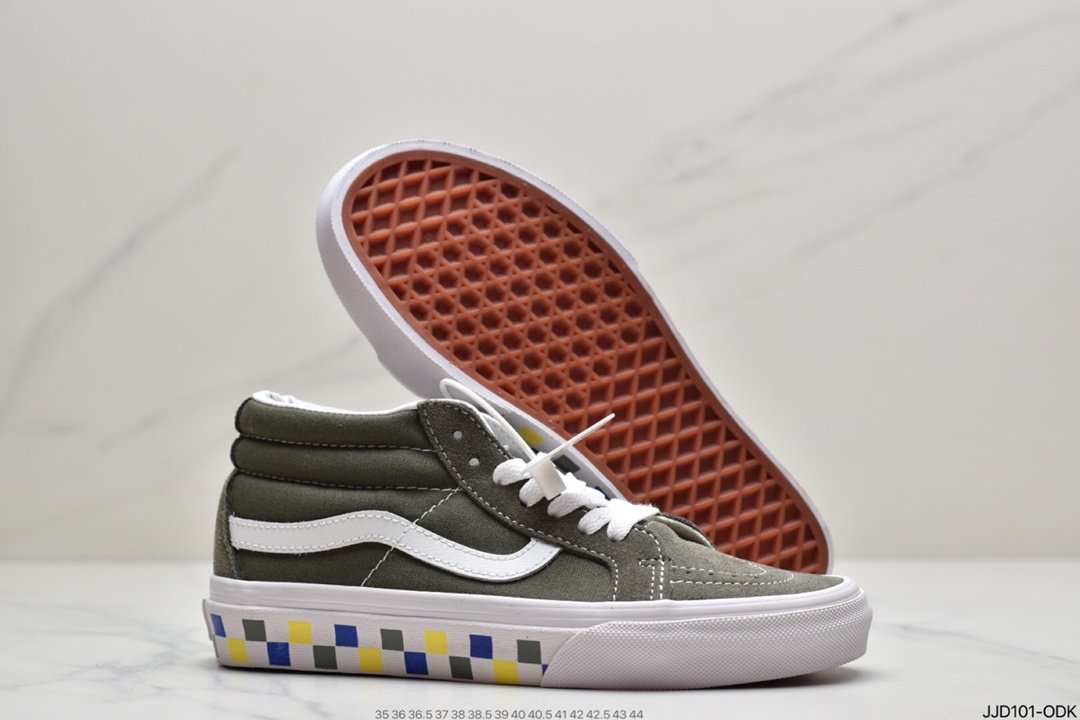 Vans VANS Sk8-Mid Pro classic middle help men's and women's casual sports shoes