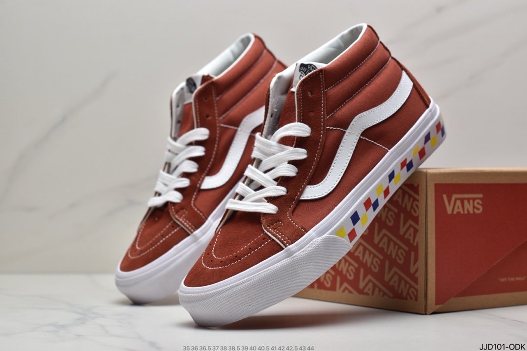 Vans VANS Sk8-Mid Pro classic middle help men's and women's casual sports shoes