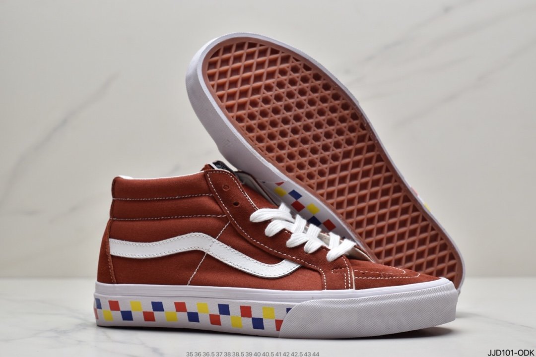 Vans VANS Sk8-Mid Pro classic middle help men's and women's casual sports shoes