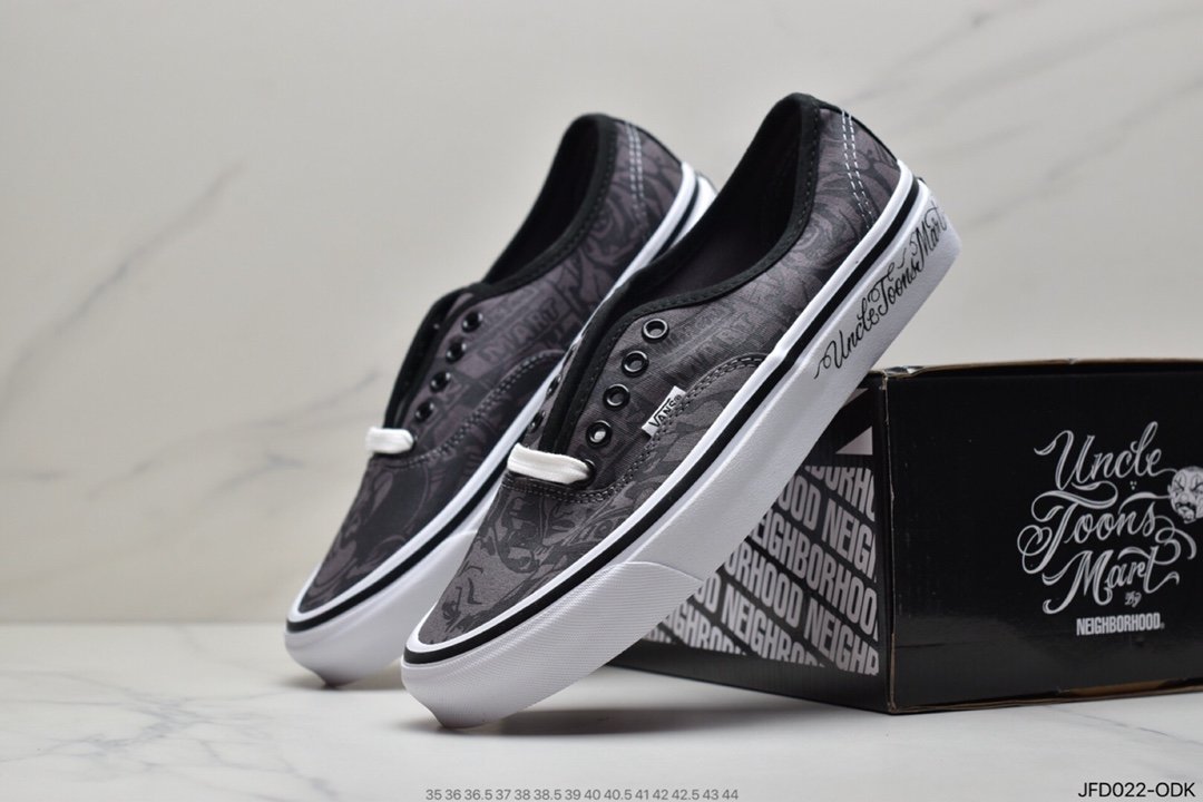 VANS Vance Vault high-end Authentic men's and women's first year retro canvas shoes VN0A38ENOAK