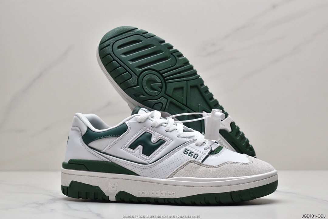 New Balance BB550 series classic retro low-top casual sports basketball board shoes BB550WT1