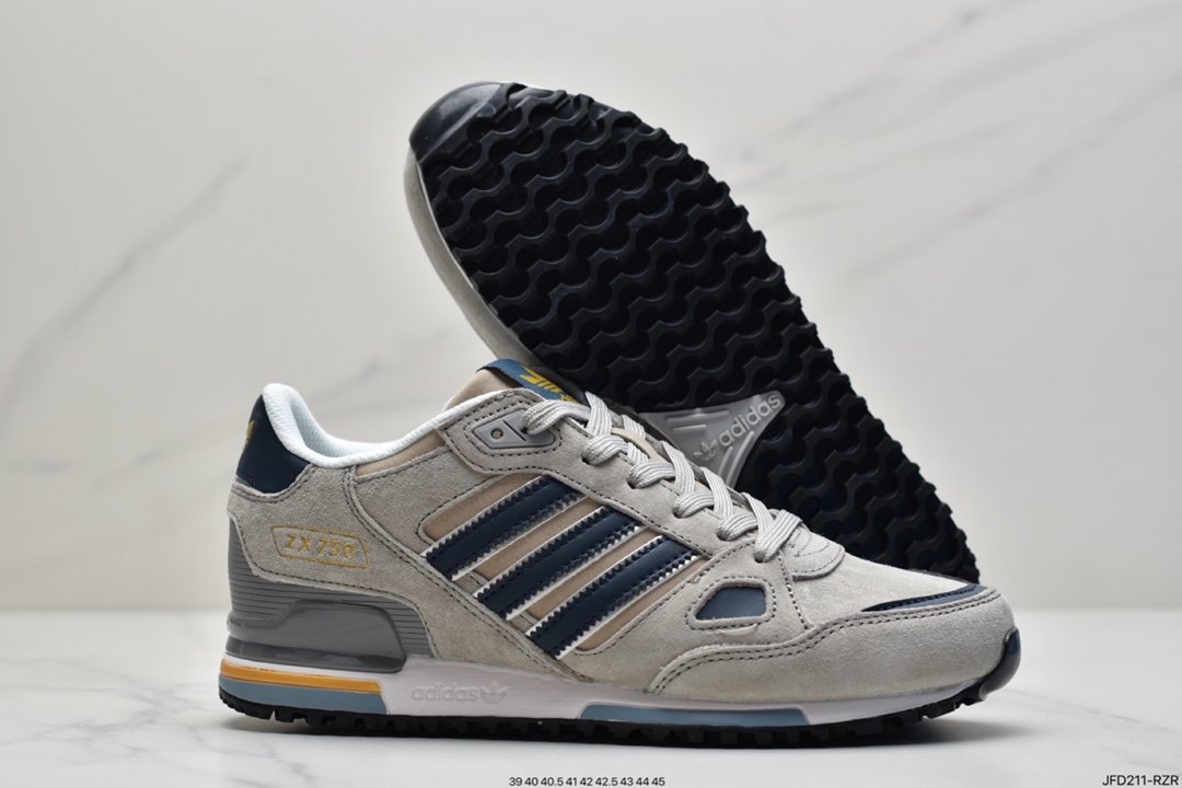 Adidas Originals ZX750 Clover Classic Retro Campus Casual Sports Sneakers Q35065