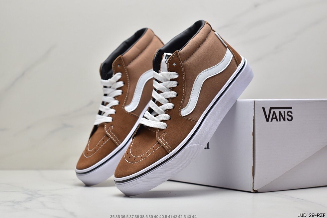 Vans VANS Sk8-Mid Pro classic middle help men's and women's casual sports shoes