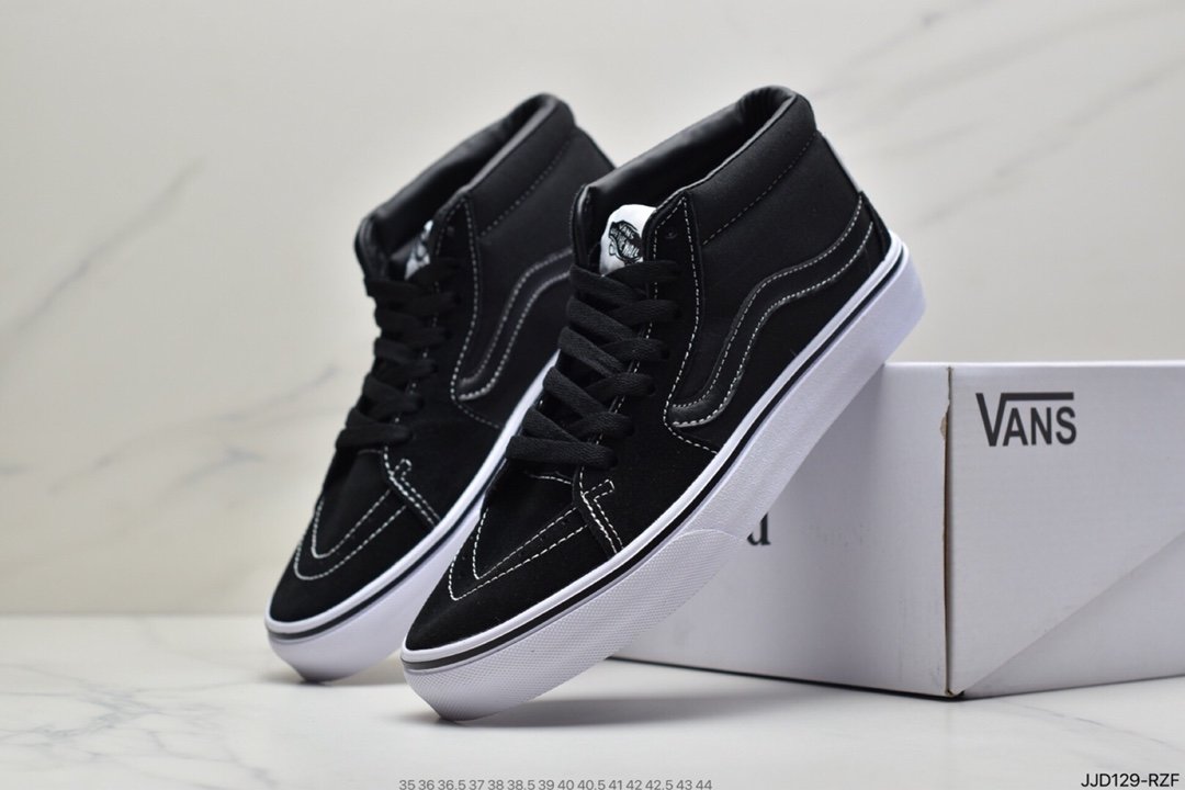 Vans VANS Sk8-Mid Pro classic middle help men's and women's casual sports shoes