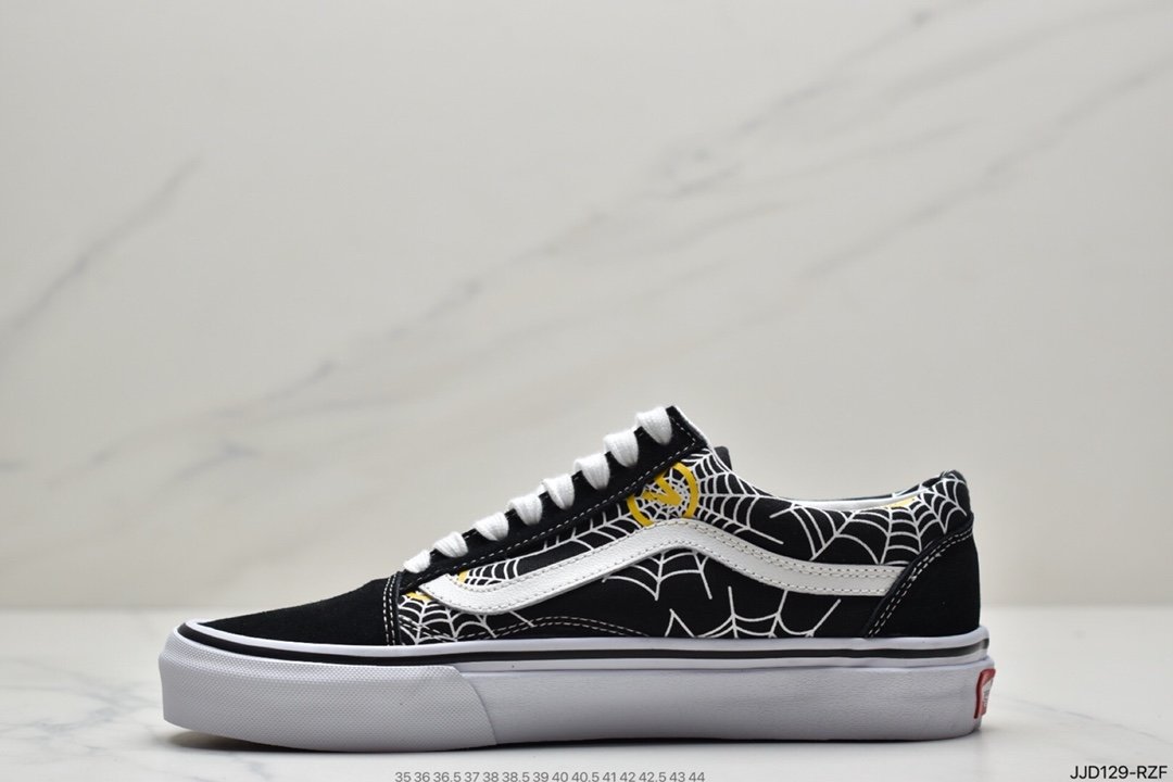 VANS Old Skool fashion all-match wear-resistant non-slip low-top vulcanized sole canvas shoes