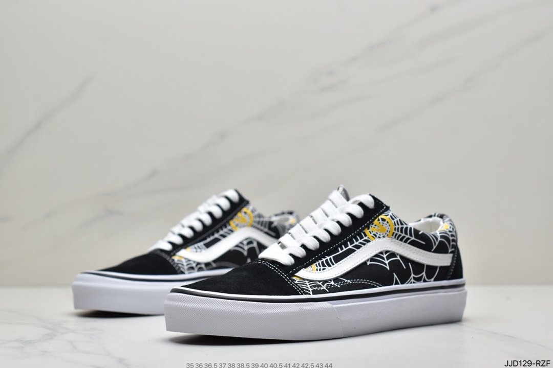 VANS Old Skool fashion all-match wear-resistant non-slip low-top vulcanized sole canvas shoes