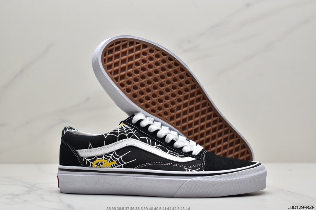 VANS Old Skool fashion all-match wear-resistant non-slip low-top vulcanized sole canvas shoes