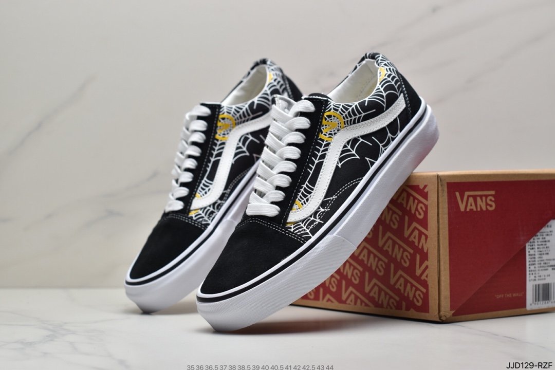 VANS Old Skool fashion all-match wear-resistant non-slip low-top vulcanized sole canvas shoes