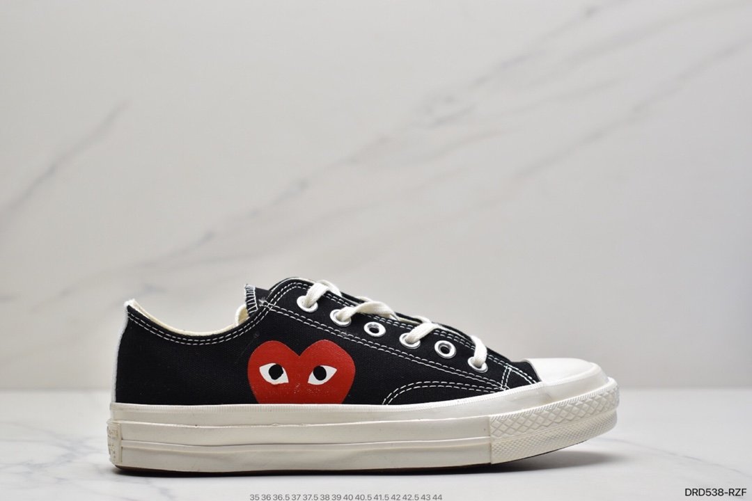 Kawakubo Ling CDG x Converse chuck taylor all star classic 1970S vulcanized canvas shoes series 150204C