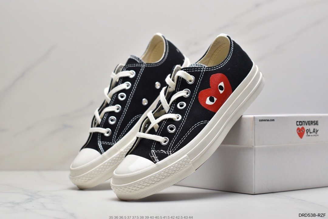 Kawakubo Ling CDG x Converse chuck taylor all star classic 1970S vulcanized canvas shoes series 150204C