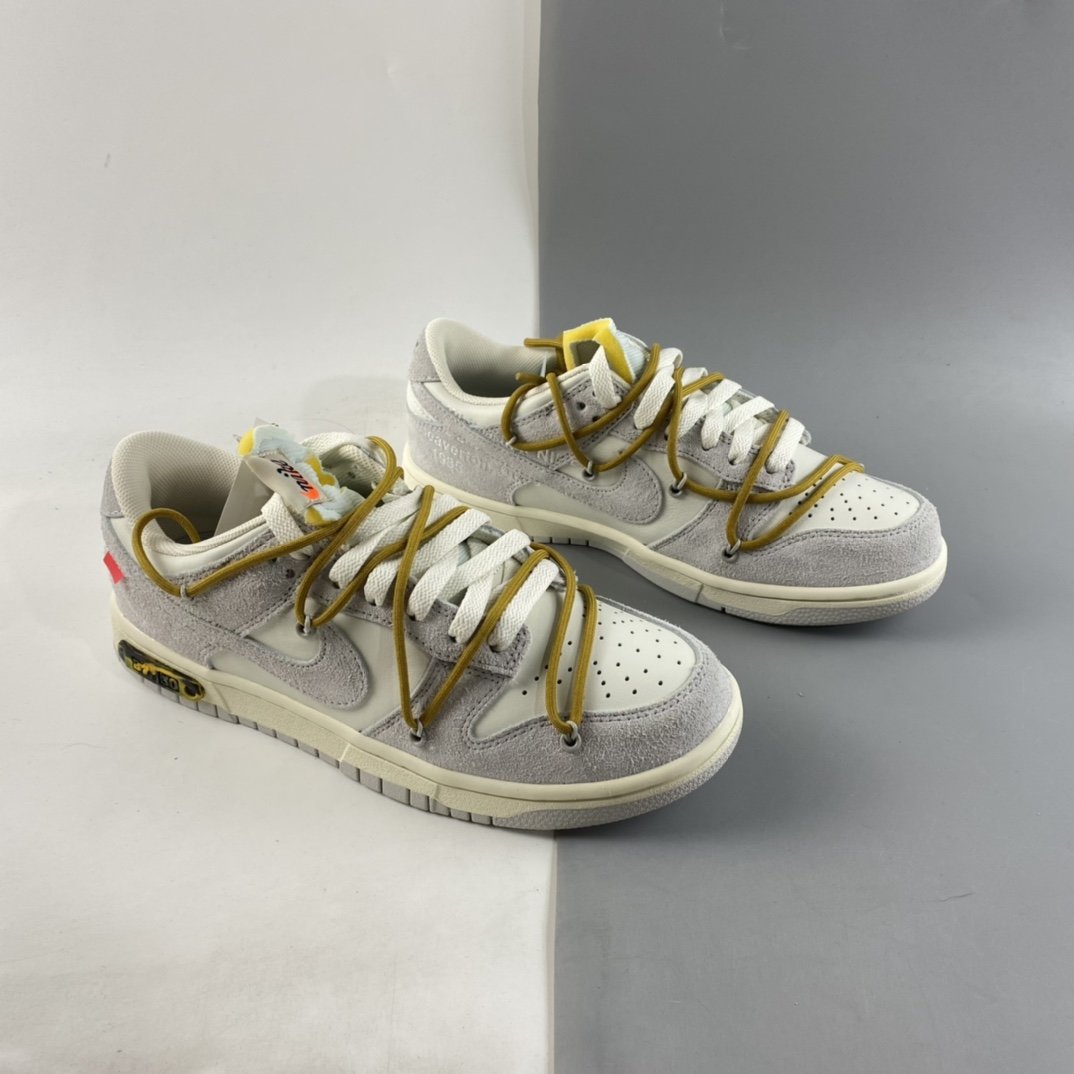 Off-White x Nike SB Dunk Low ”The 50” Dunk Series Sneakers DJ0950-105