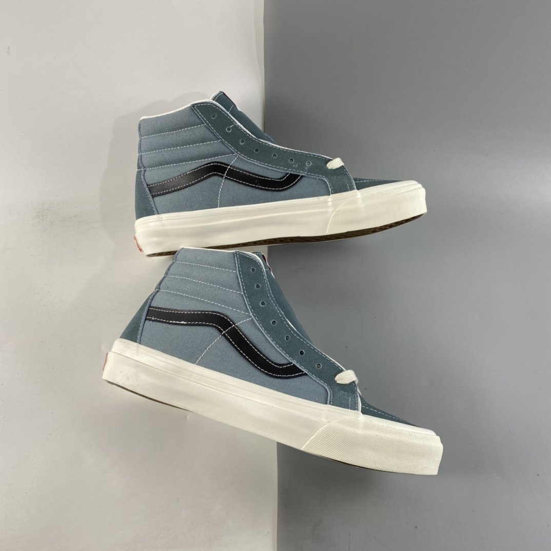 Vans SK8-Hi Vans smog blue high-top classic canvas shoes VN0A4BVB20R