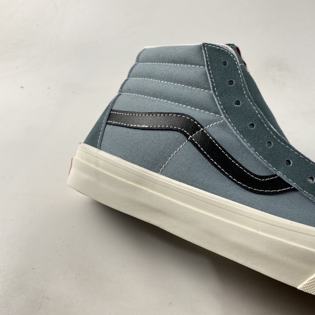 Vans SK8-Hi Vans smog blue high-top classic canvas shoes VN0A4BVB20R