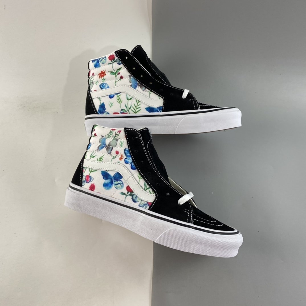 Vans SK8-Hi Butterfly Pattern Drawing VN0A5HXVUCO