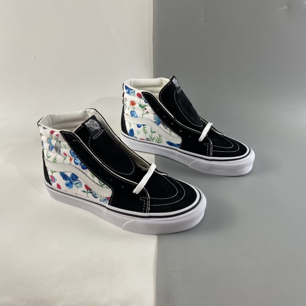 Vans SK8-Hi Butterfly Pattern Drawing VN0A5HXVUCO