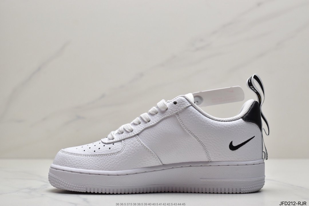 Nike Air Force 1 ′07 Low Premium ”White/Black” Air Force One Classic AJ7747-100