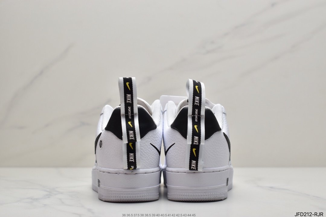 Nike Air Force 1 ′07 Low Premium ”White/Black” Air Force One Classic AJ7747-100