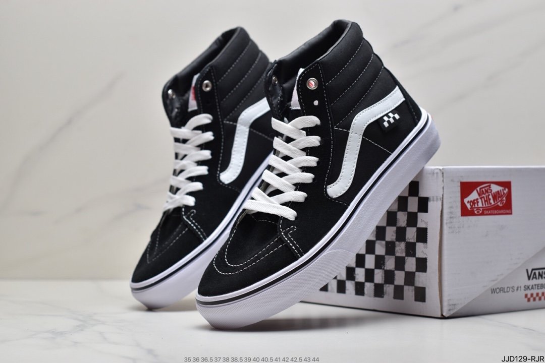 Vans VANS Sk8-Mid Pro classic middle help men's and women's casual sports shoes