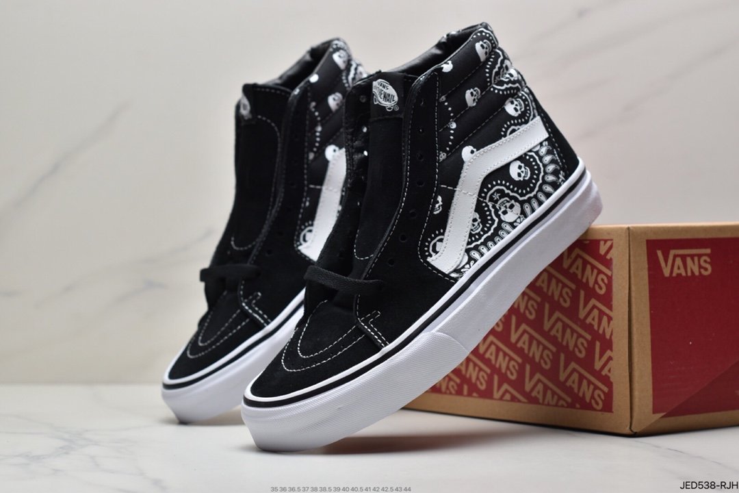 VANS SK8-HI Classic Hi-Low Vulcanized Casual Sports Canvas Sneakers