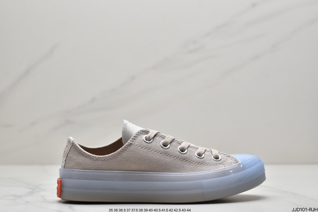 /Converse Chuck Taylor All Star CX Jelly Transparent Crystal Bottom Low Top 169369C