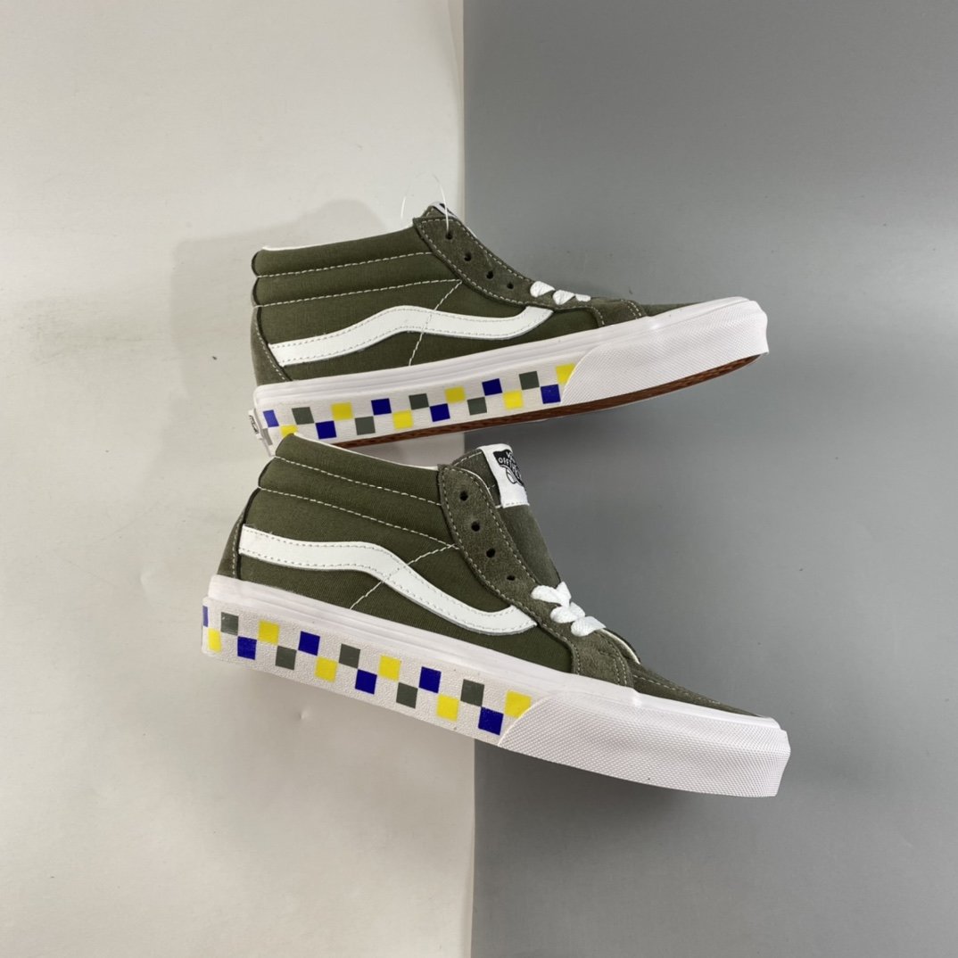 Vans SK8-Mid Reissue Vans Zhongbang Unisex Casual Shoes