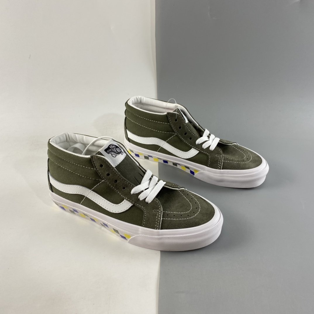 Vans SK8-Mid Reissue Vans Zhongbang Unisex Casual Shoes