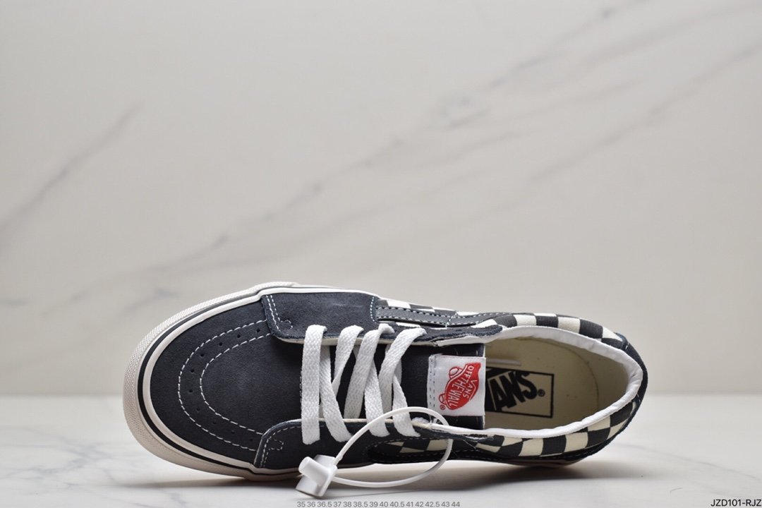 Vans Suede Sk8-Low Grey Black Checkerboard Gevans Official VN0A4UUK4W7