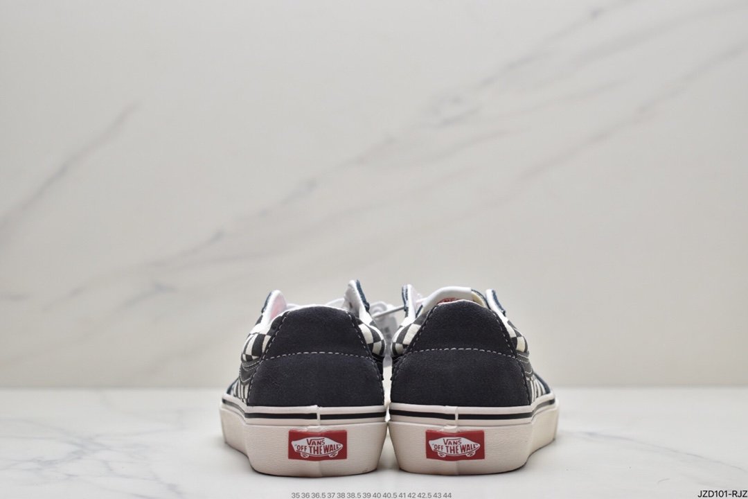 Vans Suede Sk8-Low Grey Black Checkerboard Gevans Official VN0A4UUK4W7