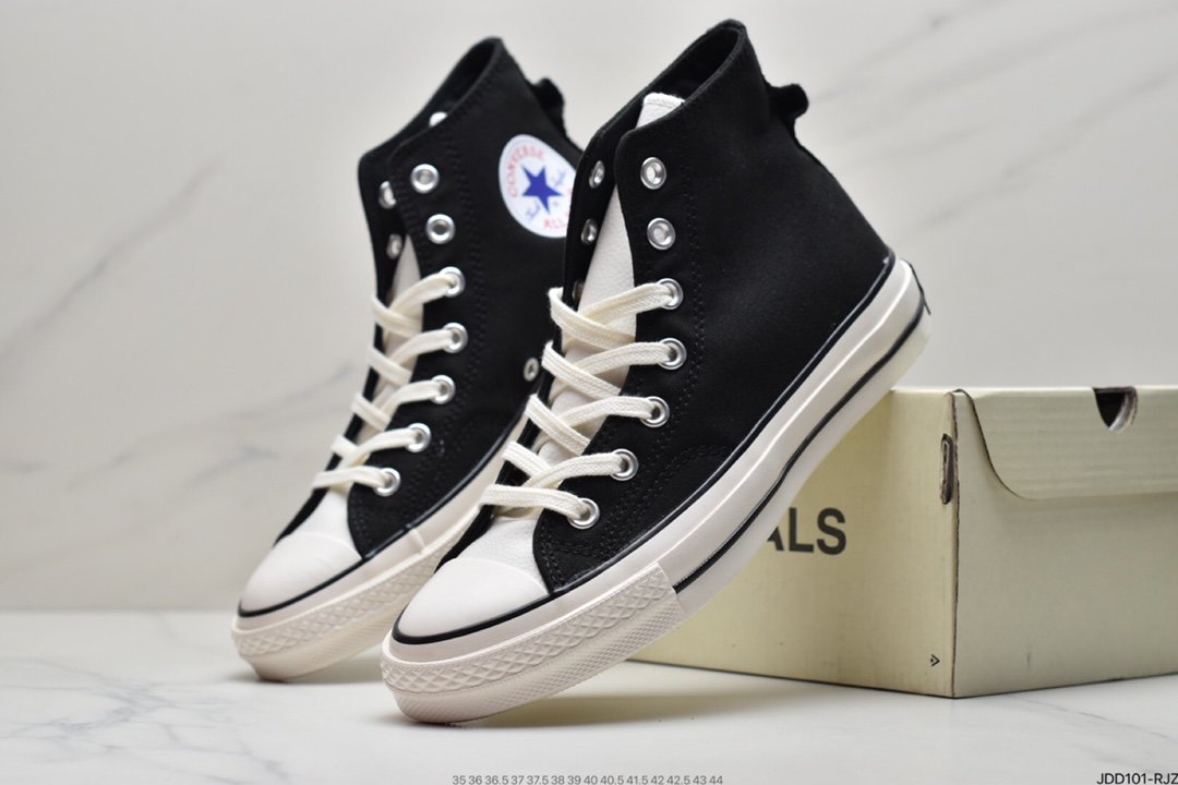 ESSENTIALS x Converse Chuck Taylor All Star 1970s”Grey”Re-engraved high-top canvas sneakers 167954C