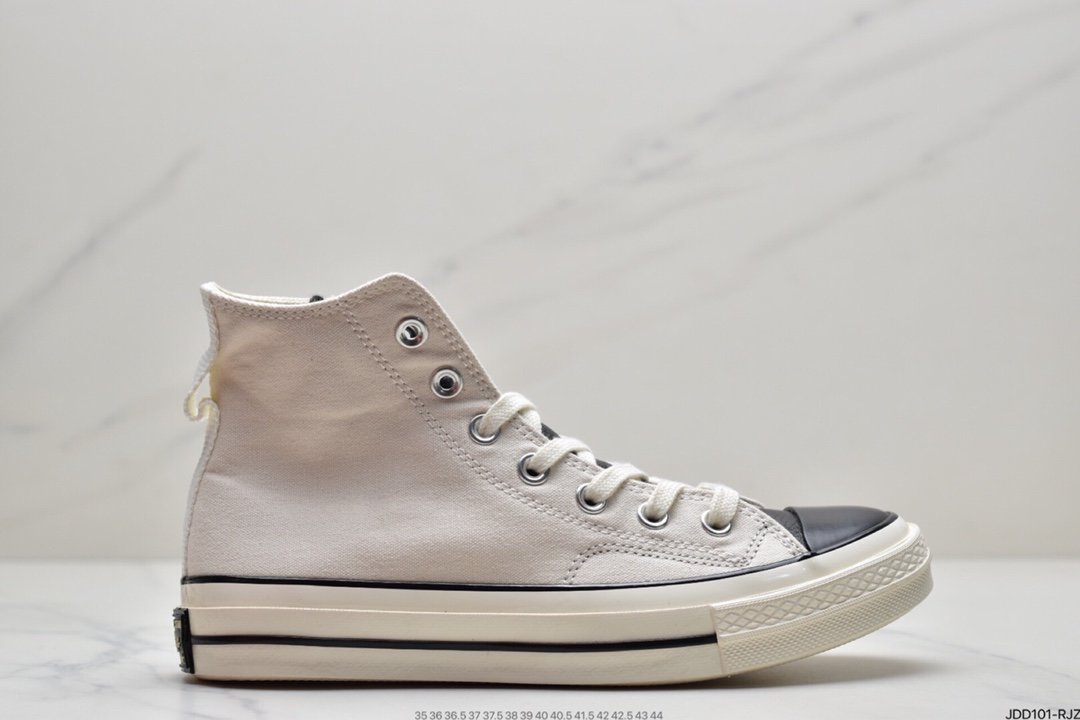 ESSENTIALS x Converse Chuck Taylor All Star 1970s”Grey”Re-engraved high-top canvas sneakers 167954C