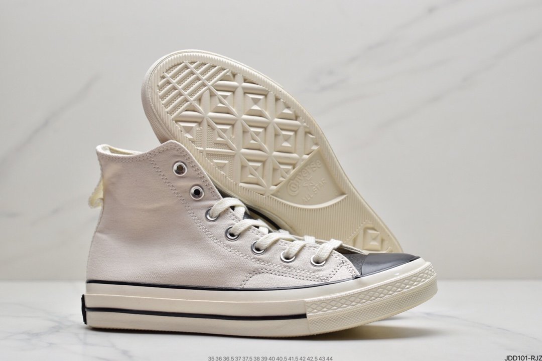 ESSENTIALS x Converse Chuck Taylor All Star 1970s”Grey”Re-engraved high-top canvas sneakers 167954C