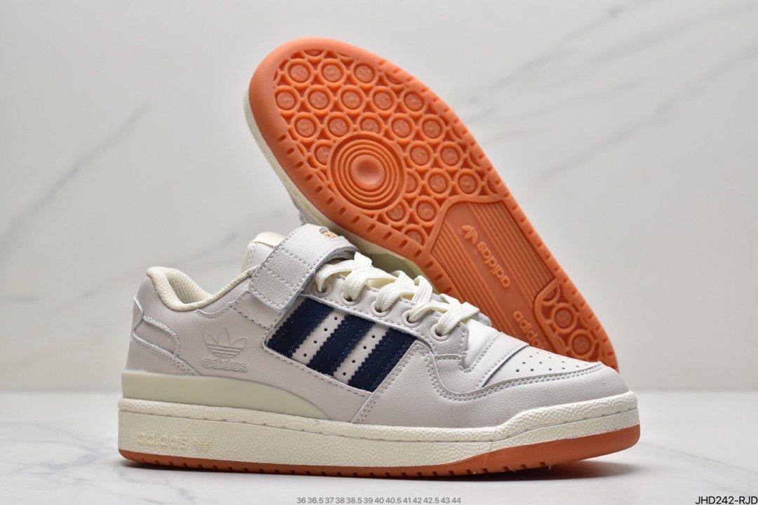 Adidas Forum 84 Low OG ”Bright Blue” White and Blue Low Top All-match Trend Casual Sports Sneakers S23764