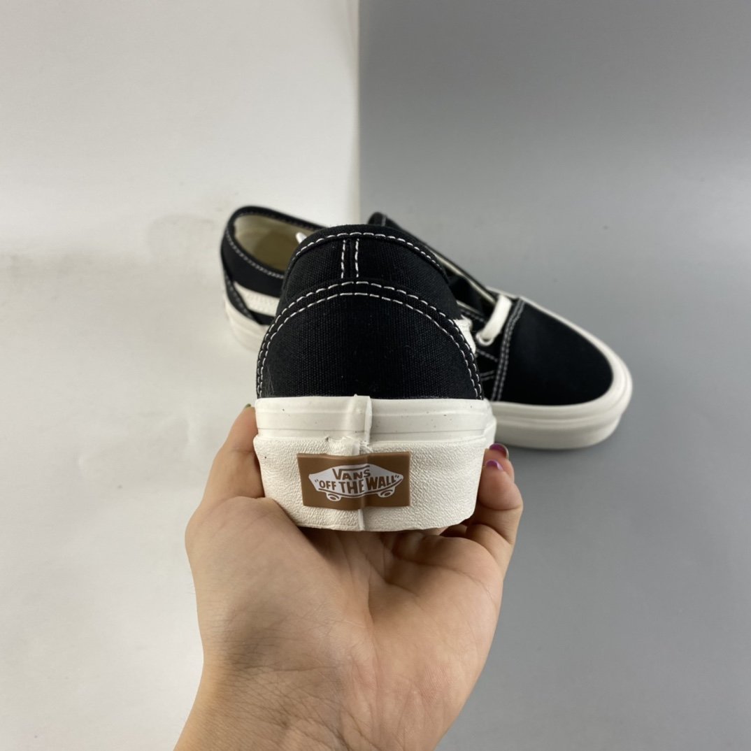 VANS Old Skool TAPERED Vans 2021 black and white classic low-top canvas shoes VN0A54F49FN