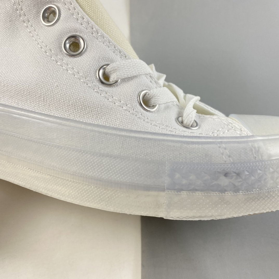 Converse Chuck Taylor All Star CX neutral crystal jelly bottom contrast canvas high-top shoes 172471C