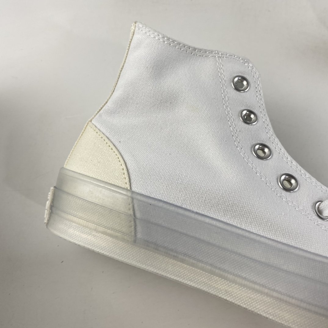 Converse Chuck Taylor All Star CX neutral crystal jelly bottom contrast canvas high-top shoes 172471C