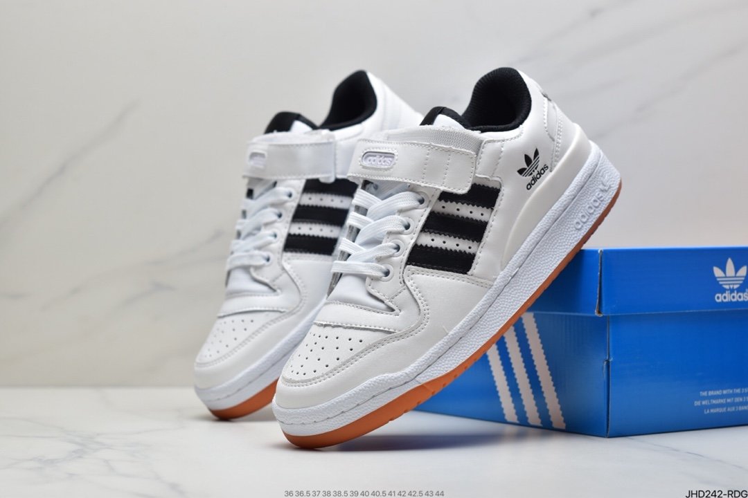 Adidas Forum 84 Low OG ”Bright Blue” White and Blue Low Top All-match Trend Casual Sports Sneakers S23764